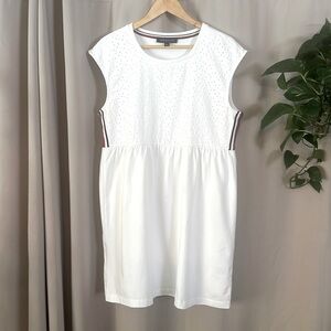 Tommy Hilfiger eyelet top dress